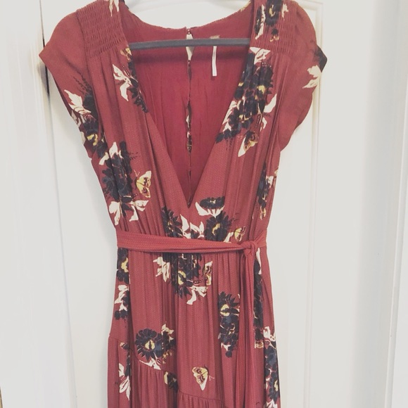 Free People  -  All I Got Floral Maxi Dress - Picture 4 of 6